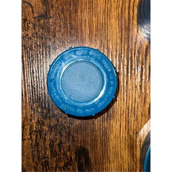 Aladdin Plaid Thermos 1 Pint Blue Vintage With Cup And Stopper - Picture 7 of 9